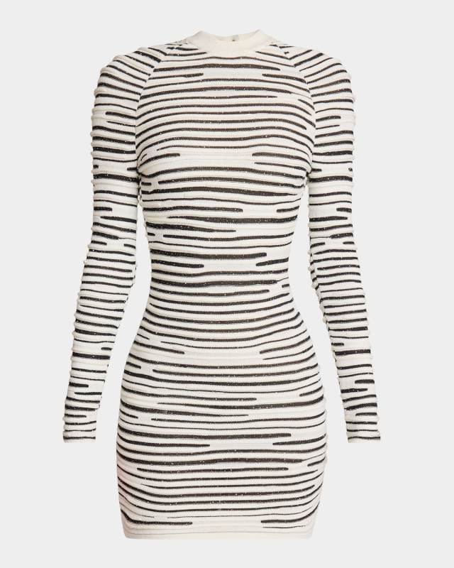 Glitter Knit Mini Bodycon Dress